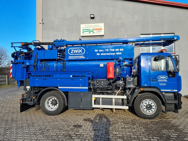 Pojazd dwu-funkcyjny typu Kombi
Typ: MAN LE 280
Rok produkcji: 2004
Zabudowa: Muller Umwelttechnik