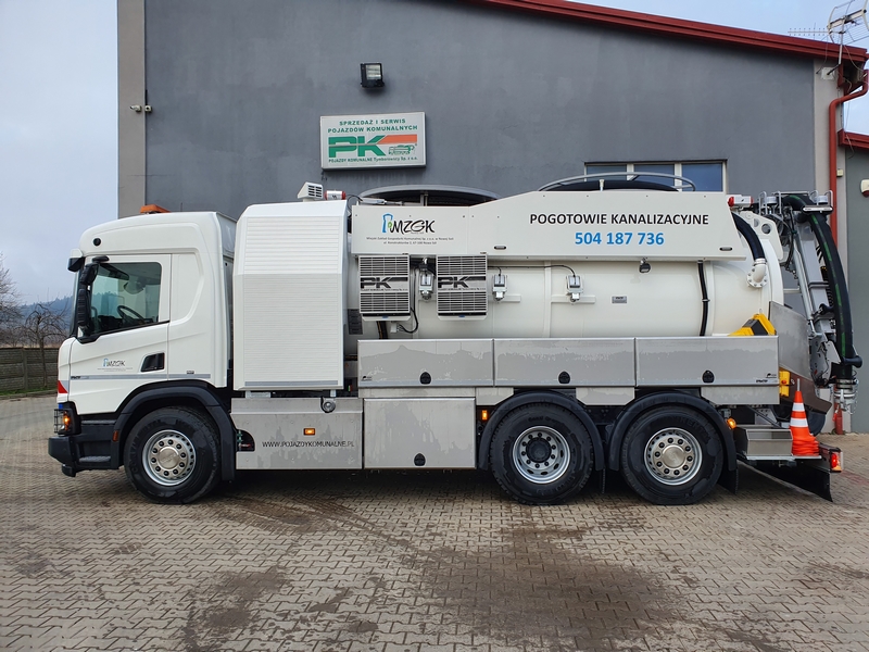 Pojazd dwu-funkcyjny typu Kombi
Typ:Scania P360
Rok produkcji: 2019(nowy)
Zabudowa: FFG Flensburg