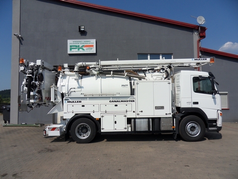 Pojazd dwu-funkcyjny typu kombi
Typ: VOLVO FM400
Rok produkcji: 2008
Zabudowa: Muller Umwelttechnik