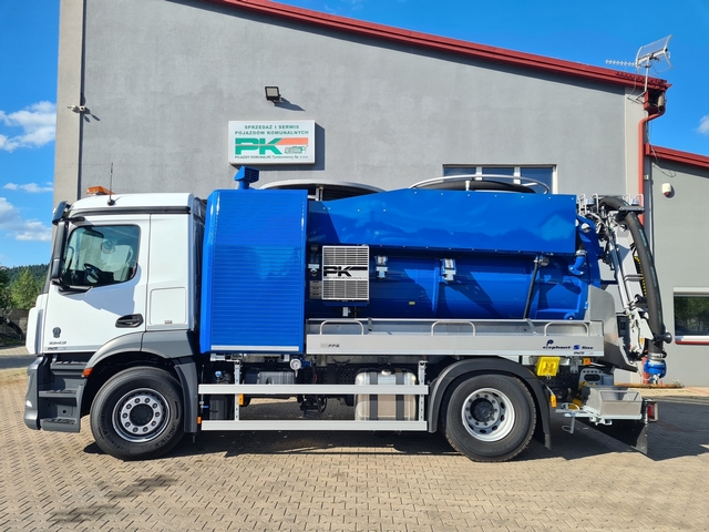 Pojazd dwu-funkcyjny typu Kombi
Typ:Mercedes-Benz Actros 1843
Rok produkcji: 2021(nowy)
Zabudowa: FFG Umwelttechnik