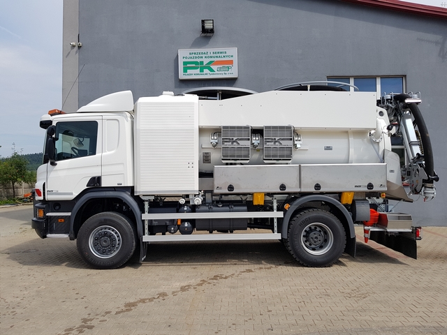 Pojazd dwu-funkcyjny typu Kombi
Typ:Scania P370
Rok produkcji: 2018(nowy)
Zabudowa: FFG Flensburg