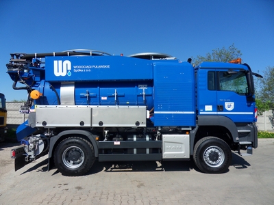 Pojazd dwu-funkcyjny typu Kombi
Typ:MAN TGS 18.320 4x4
Rok produkcji: 2015 (nowy)
Zabudowa: FFG Flensburg